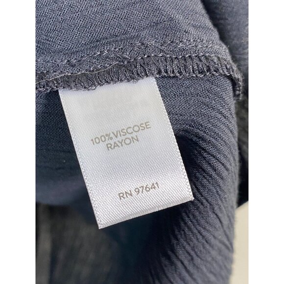 J. Jill Pure Gray 3/4 Sleeve Tunic Top Women size XL Lagenlook Mother of pearls - Picture 4 of 14